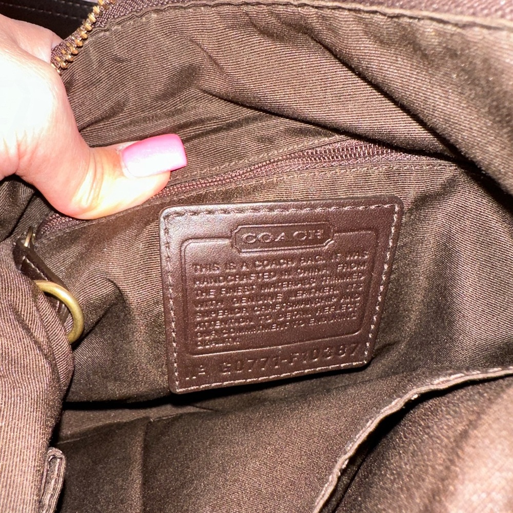 Authentic women’s coach bag - Picture 2 of 2